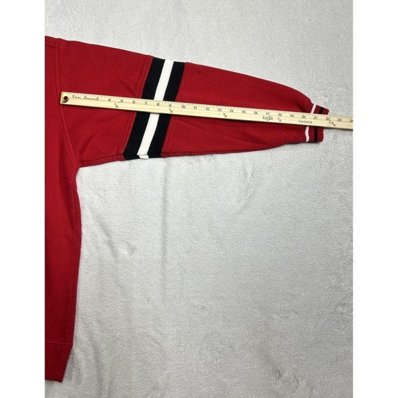 Vintage Lee Sport Ohio State Buckeyes Red Hoodie Sweatshirt Men’s Size Medium - Picture 7 of 8